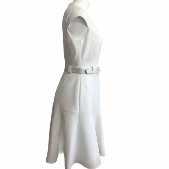 Karen Millen Belted Fit And Flare Dress New With Defect Size 8 - Picture 4 of 16